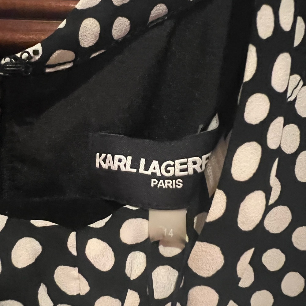 NWT Karl Lagerfield Paris Crepe Dress